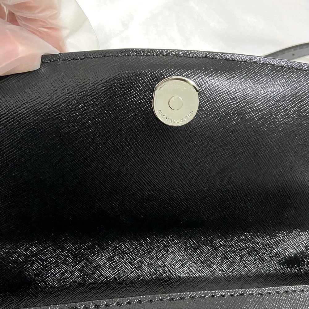 MICHAEL Michael Kors Satchel Top Handle Leather Crossbody Bag Small